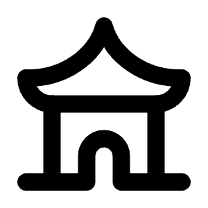 Building Pavilion Icon from Tabler Line Set