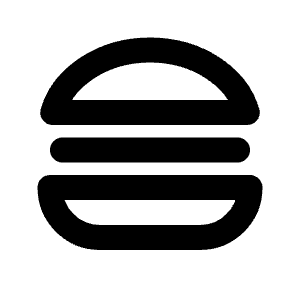Burger Icon from Tabler Line Set