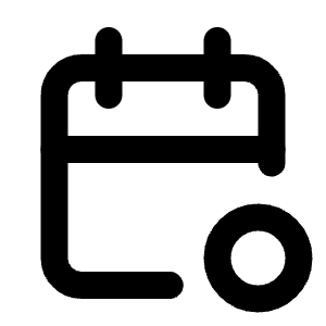 Calendar Dot Icon from Tabler Line Set