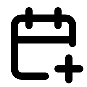 Calendar Plus Icon from Tabler Line Set