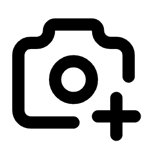 Camera Plus Icon from Tabler Line Set