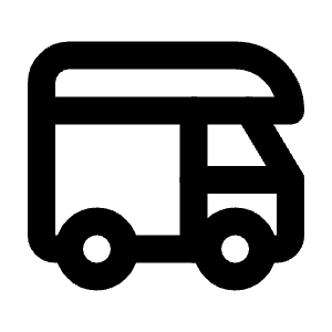 Camper Icon from Tabler Line Set