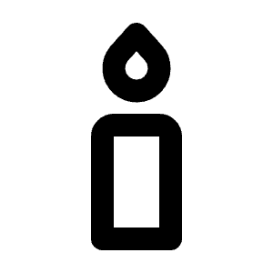 Candle Icon from Tabler Line Set