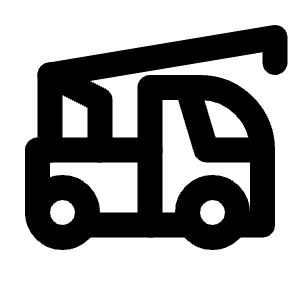 Car Crane Icon from Tabler Line Set