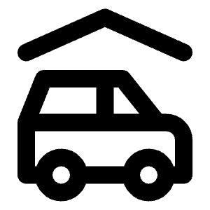 Car Garage Icon from Tabler Line Set