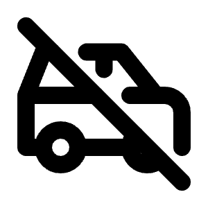 Car Off Icon from Tabler Line Set