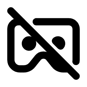 Cardboards Off Icon from Tabler Line Set