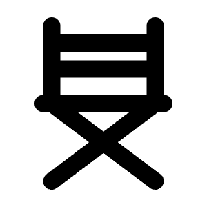 Chair Director Icon from Tabler Line Set