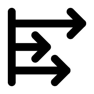 Chart Arrows Icon from Tabler Line Set