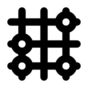 Chart Grid Dots Icon from Tabler Line Set