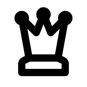 Chess Queen Icon from Tabler Line Set