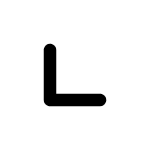 Chevron Down Left Icon from Tabler Line Set