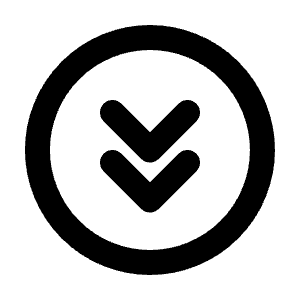 Circle Chevrons Down Icon from Tabler Line Set