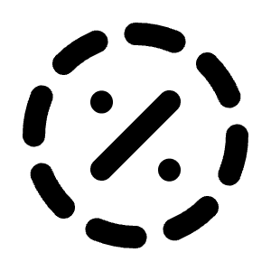 Circle Dashed Percentage Icon from Tabler Line Set