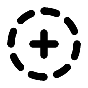 Circle Dashed Plus Icon from Tabler Line Set