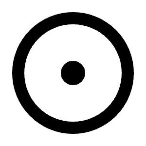 Circle Dot Icon from Tabler Line Set
