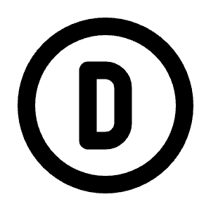 Circle Letter D Icon from Tabler Line Set