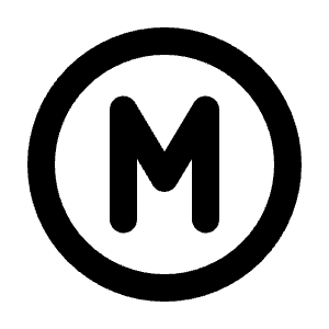 Circle Letter M Icon from Tabler Line Set