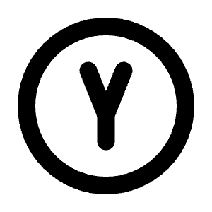 Circle Letter Y Icon from Tabler Line Set