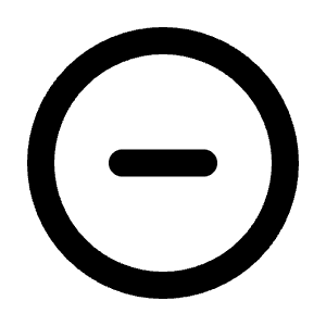 Circle Minus Icon from Tabler Line Set
