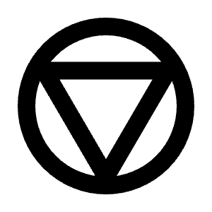 Circle Triangle Icon from Tabler Line Set