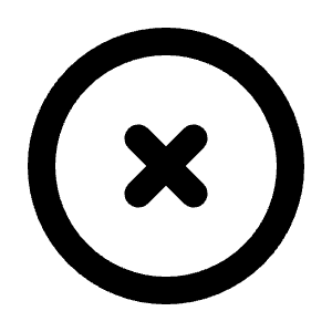 Circle X Icon from Tabler Line Set