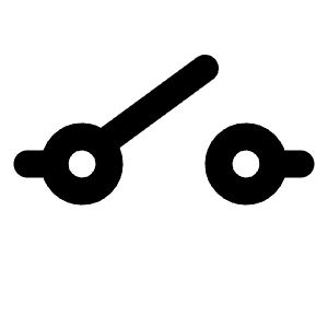 Circuit Switch Open Icon from Tabler Line Set