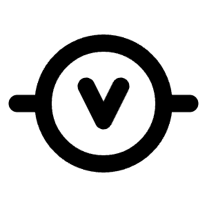 Circuit Voltmeter Icon from Tabler Line Set