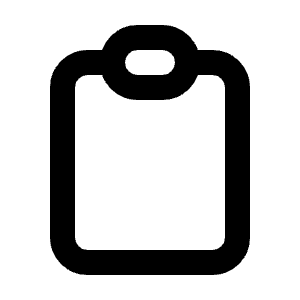 Clipboard Icon from Tabler Line Set