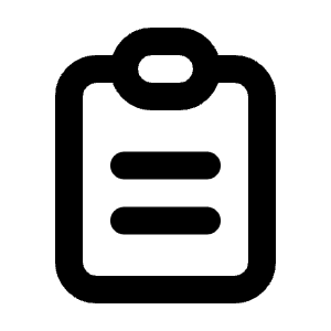Clipboard Text Icon from Tabler Line Set
