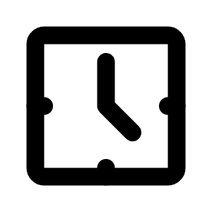 Clock 2 Icon from Tabler Line Set