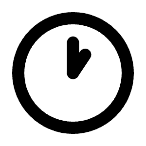 Clock Hour 1 Icon from Tabler Line Set