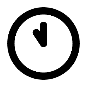 Clock Hour 11 Icon from Tabler Line Set