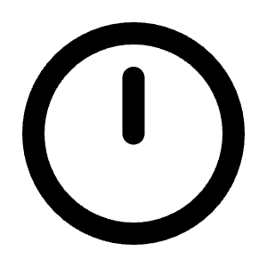 Clock Hour 12 Icon from Tabler Line Set