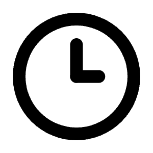 Clock Hour 3 Icon from Tabler Line Set
