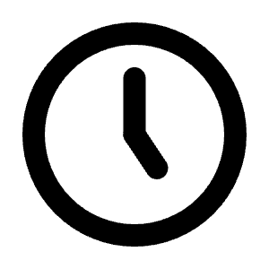 Clock Hour 5 Icon from Tabler Line Set