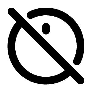 Clock Off Icon from Tabler Line Set