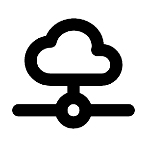 Cloud Data Connection Icon from Tabler Line Set