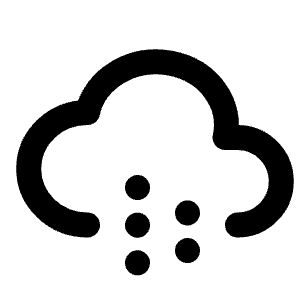 Cloud Snow Icon from Tabler Line Set