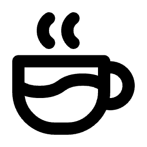 Coffee Icon from Tabler Line Set