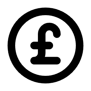 Coin Pound Icon from Tabler Line Set