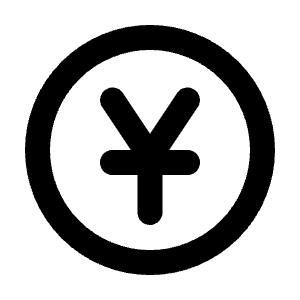 Coin Yuan Icon from Tabler Line Set