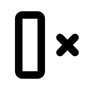 Column Remove Icon from Tabler Line Set