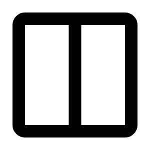 Columns 2 Icon from Tabler Line Set