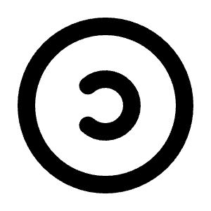 Copyleft Icon from Tabler Line Set