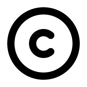 Copyright Icon from Tabler Line Set