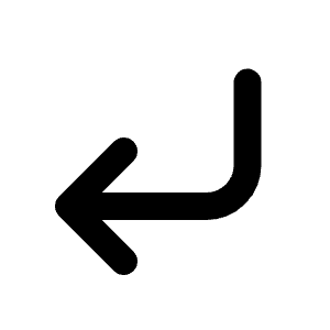 Corner Down Left Icon from Tabler Line Set