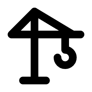 Crane Icon from Tabler Line Set