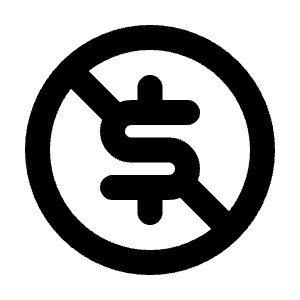 Creative Commons Nc Icon from Tabler Line Set