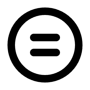 Creative Commons Nd Icon from Tabler Line Set